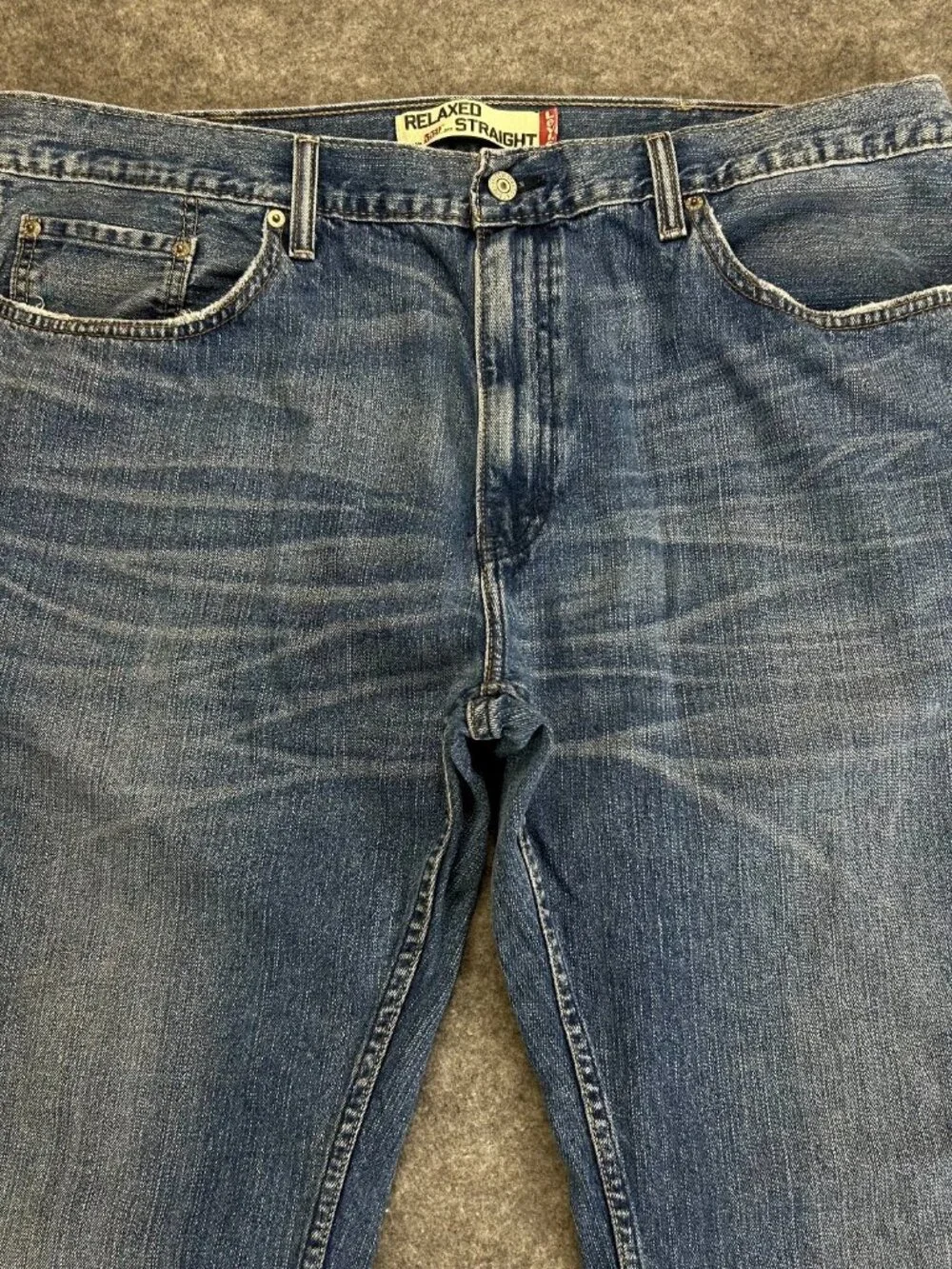 Levi's 559 Straight Leg Jeans Mens 40x30 Blue Denim Medium Wash Relaxed Fit
